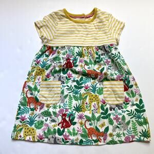 Baby Boden Stripe Safari Print Dress